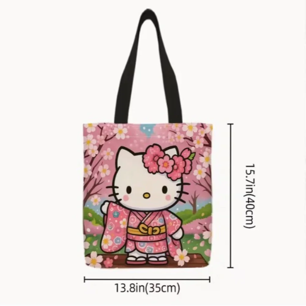 HELLO KITTY “Kimono & Cherry Blossoms” Tote‎ Bag (BRAND-NEW & SUPER CUTE!)